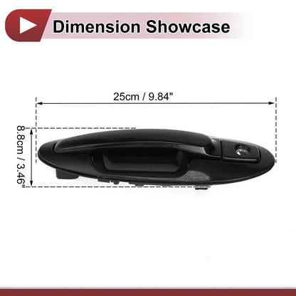 Car Exterior Door Handle for Hyundai Sonata (2011–2014) No. 836503C000 Black ABS