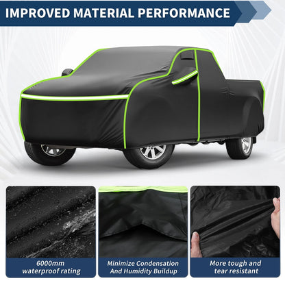 Waterproof Car Cover for Chevrolet Silverado Crew Cab 2000–2018 6.6ft Short Bed