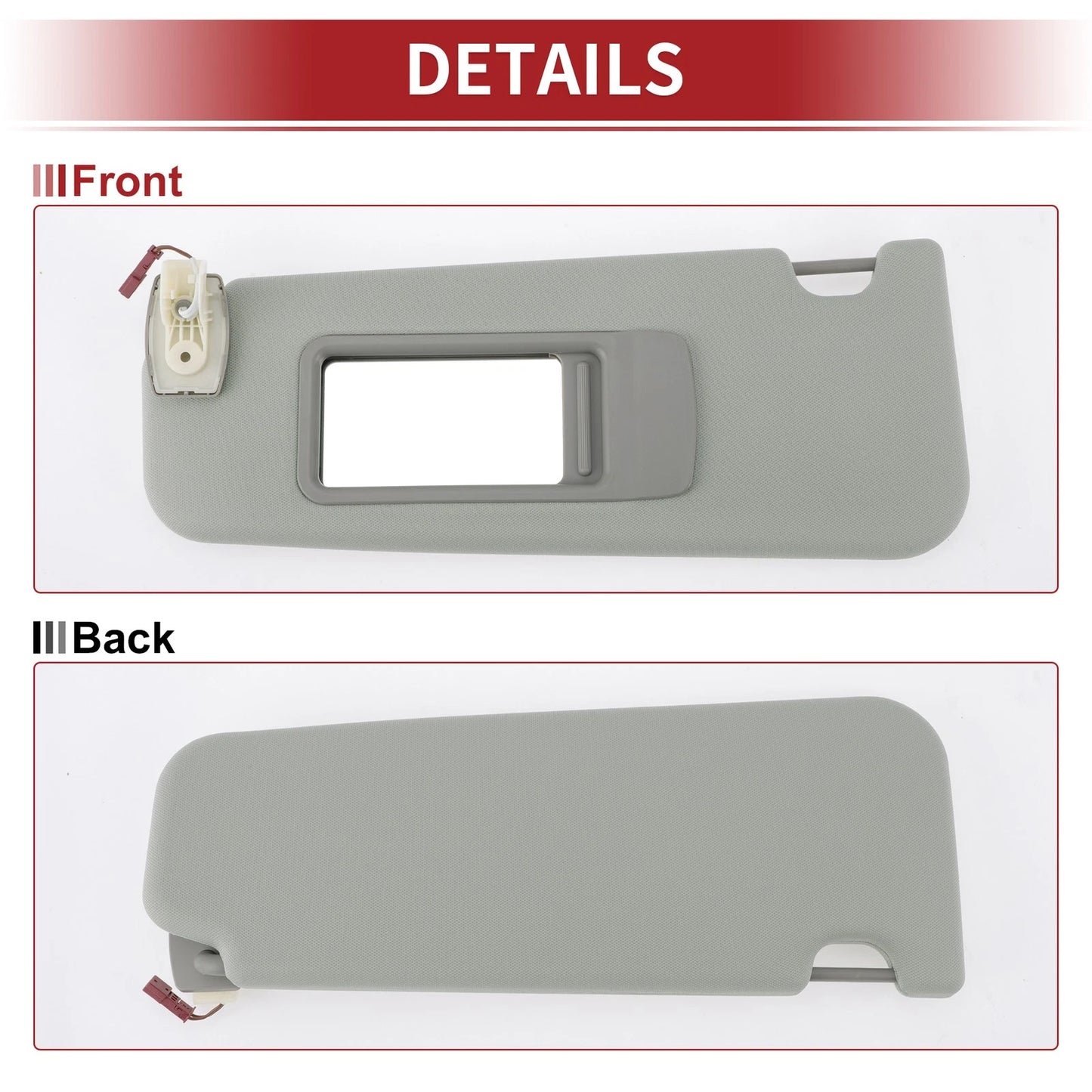 Left Sun Visor for BMW F10 F18 (2011–2016) No. 51167248855