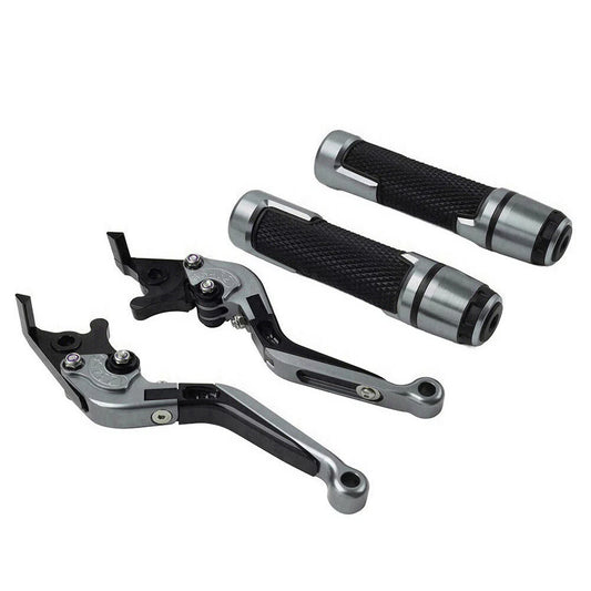 Titanium Extendable Brake Clutch Levers Grip Set for Yamaha YZF R3 R25 (2015-2023)