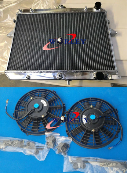 Aluminum Radiator with Fan for Ford Econovan/Mazda E2000 (1984–1997)