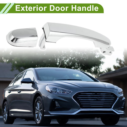 Exterior Door Handle for Hyundai Kia (No. 836611F000) Silver Tone Rear Right