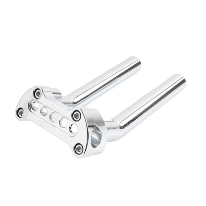 1x 6.5" Pullback Handlebar Riser Top Clamp for Harley Dyna FXD Softail XL883 1200