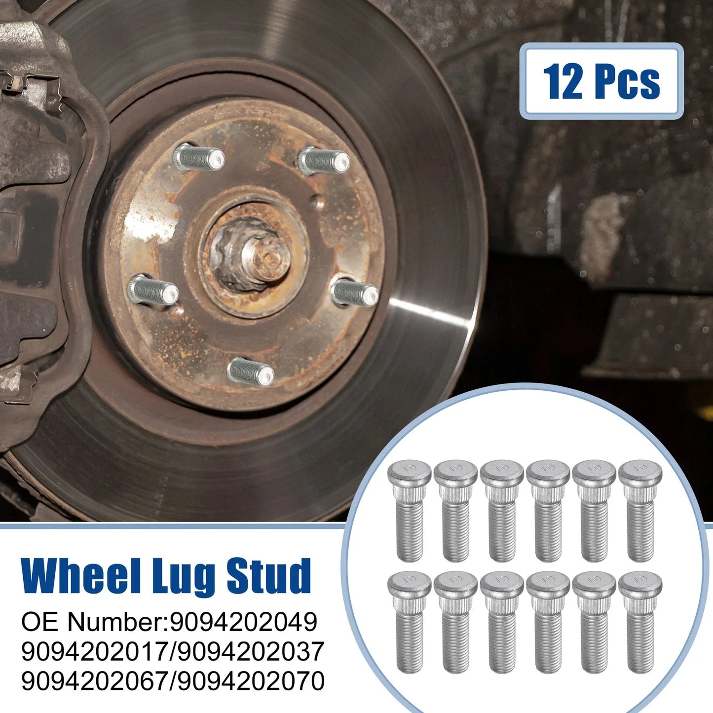 12 x M12x1.5 Wheel Lug Studs for LEXUS ES350 (2007-2012)