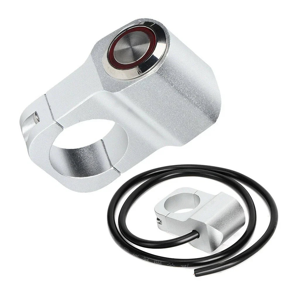 Red Led Motorcycle Switch ON-OFF Headlight Adjustable Mount Waterproof Button