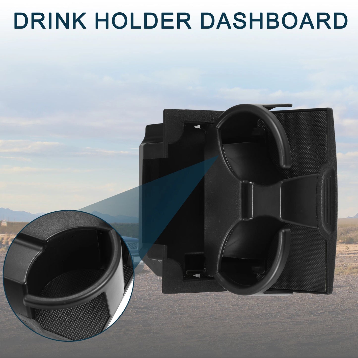 Cup Holder for Nissan Frontier (2019–2023) No. 96965-ZP00C Black
