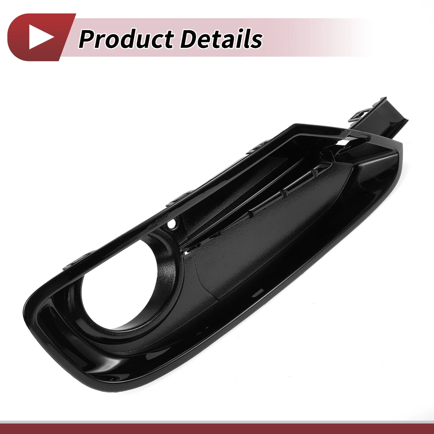 1 Pc Fog Light Grill for BMW 320i (2012–2015) No. 51117300738 Black
