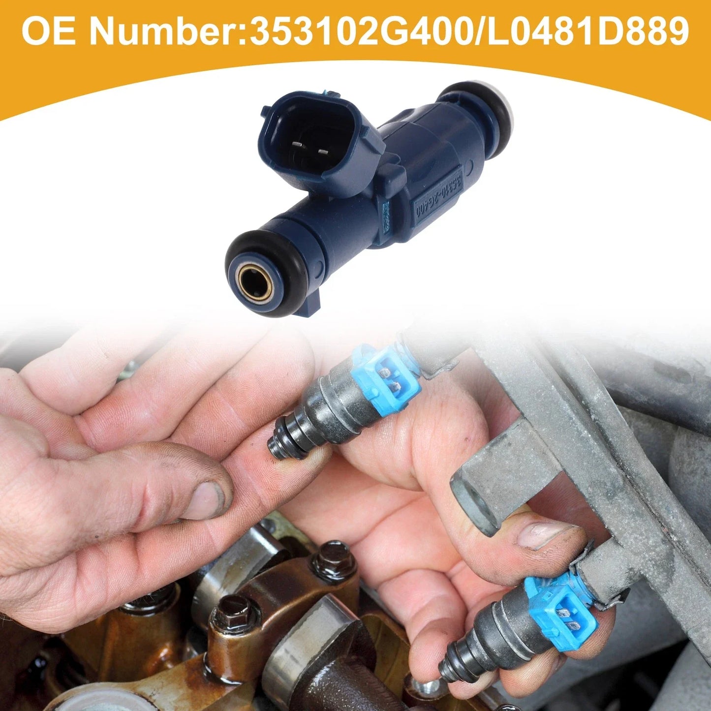 Fuel Injector No.353102G400 for Hyundai Sonata (2008-2013) - 1 x Fuel Nozzle