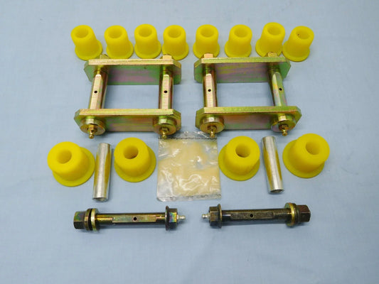 Rear Suspension Greasable Spring Shackle & Poly Bushes for Navara D23 (2015)