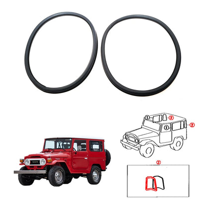 Rear Side Window Corner Weatherstrip for Toyota Land Cruiser J40 (1969–1986)