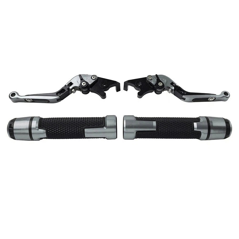 Brake Clutch Levers Handlebar Grips Set for Yamaha MT-15 XSR155 XTZ125