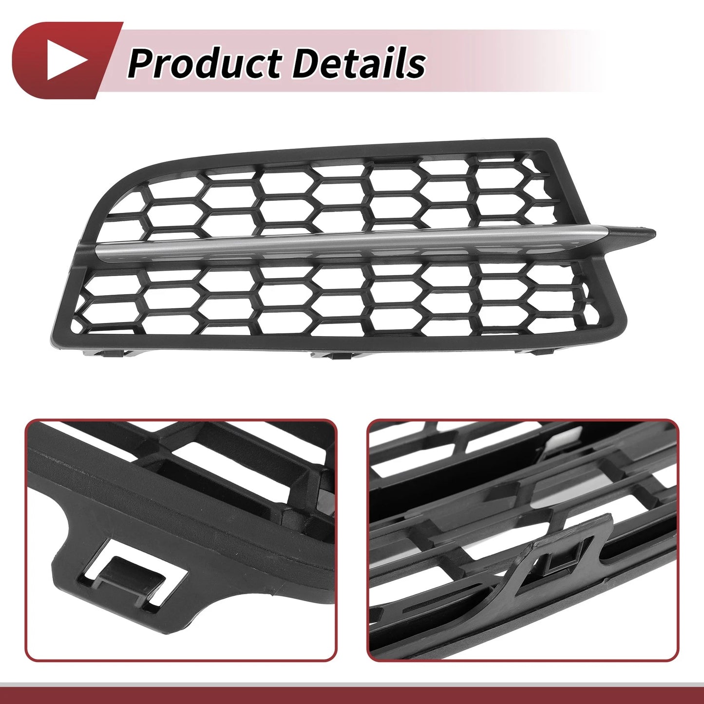 1 Pc Front Right Fog Light Grill for BMW 1 Series (2011-2015)