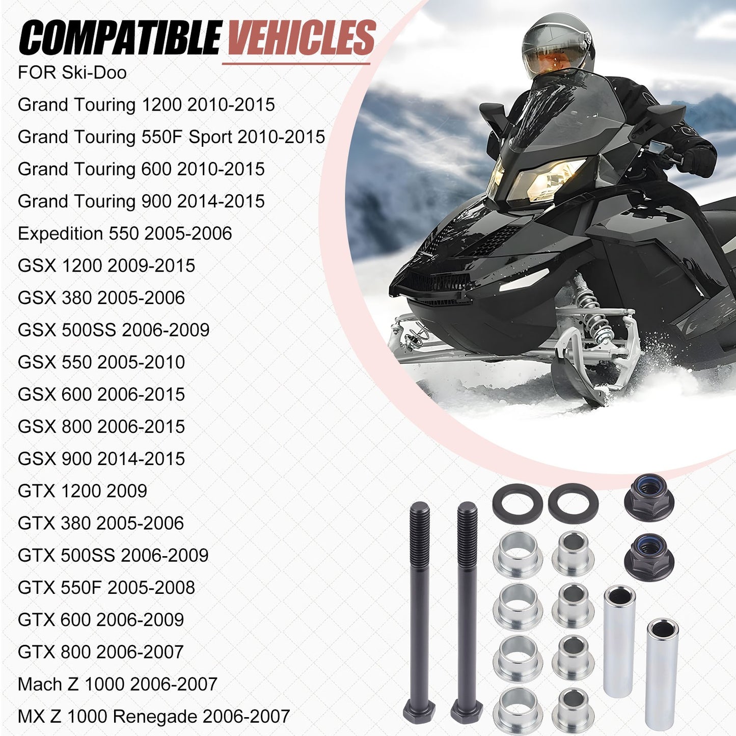 Front End Ski Leg Repair Kit for Ski-Doo REV XP (2008–2017)
