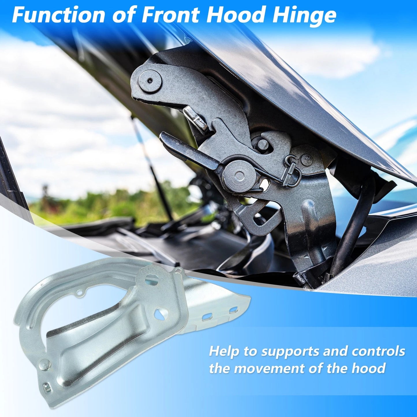 Front Hood Hinge for Ford Escape, Focus, Lincoln MKC (No.CP9Z16796A/BM5Z16797A)