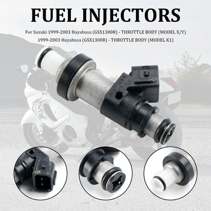 Fuel Injectors 06164-P8E-A00 15710-24F00 for Suzuki GSX-R750 GSX-R600 (2000–2006)