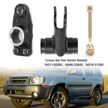 Left torsion bar anchor bracket arm for Xterra Frontier V6 (1999–2004)