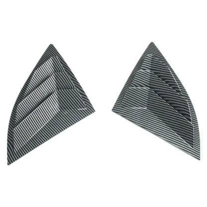 Rear Quarter Glass Duct Louver Vent Covers for Toyota Supra (2019-2025)