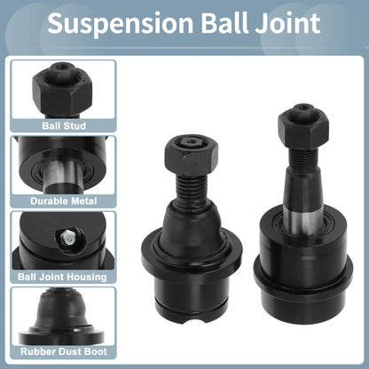 4 x Front Upper Lower Ball Joints for Dodge Ram 2500 3500 (2003-2010)