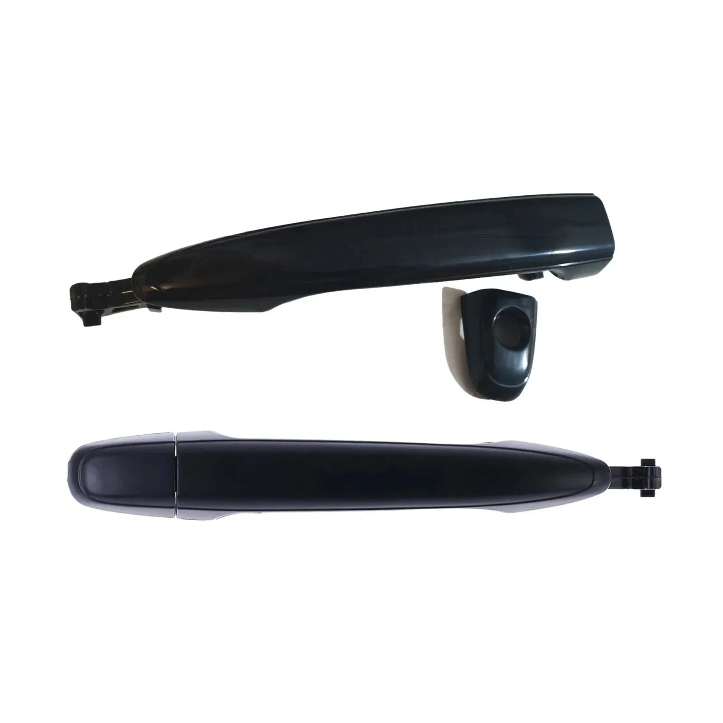 Set of 2 Outer Door Handles for Toyota Landcruiser Prado 120 (2002–2009) Black