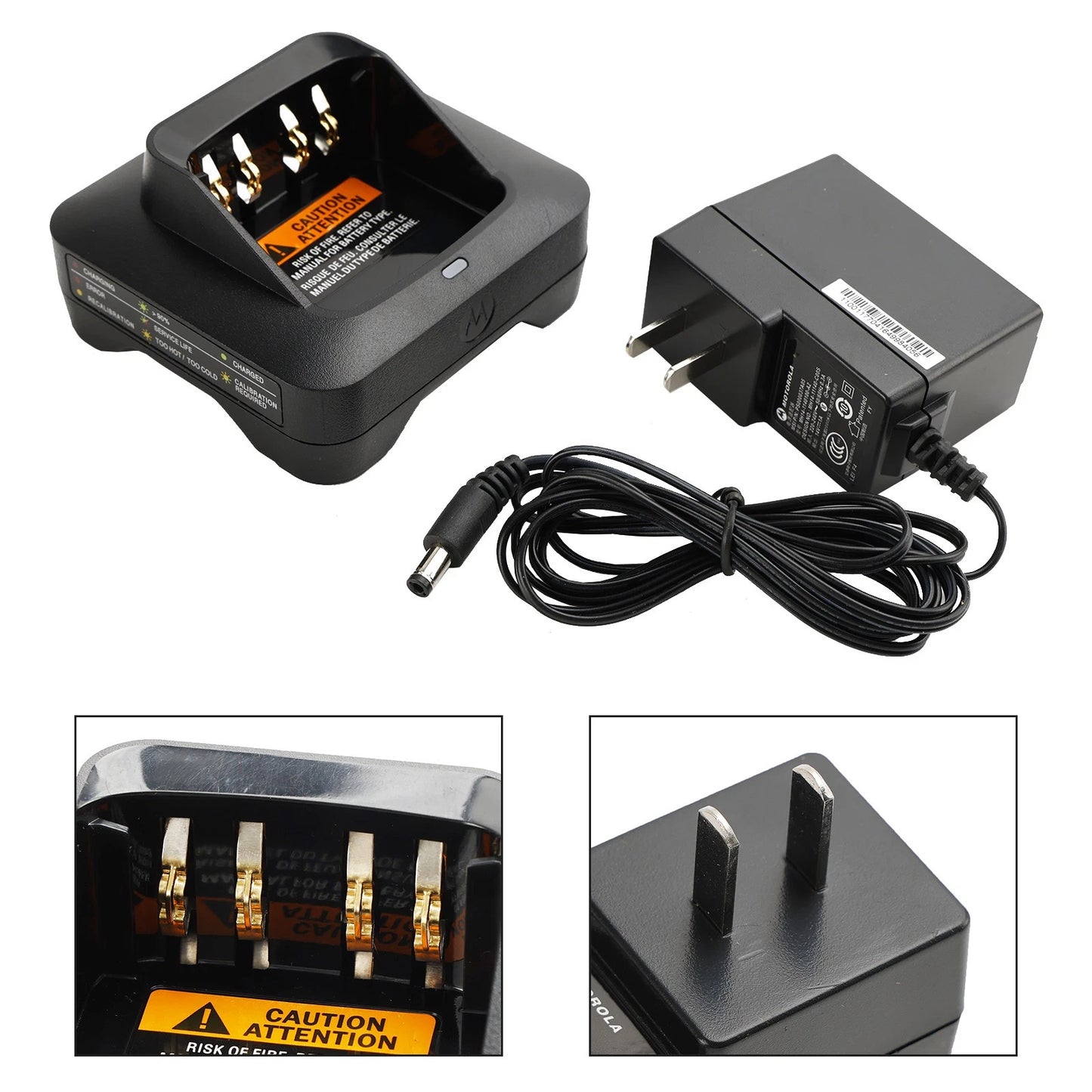 Fast Rapid Dock Charger for R7 GP328D GP338D XiRP8668 Radio (US Plug)