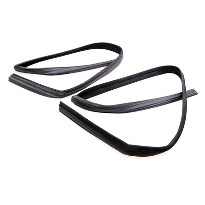 Quarter Window Glass Run Channel Set for BMW 3 Series E30 325e 325es M3 Coupe 1982-1994