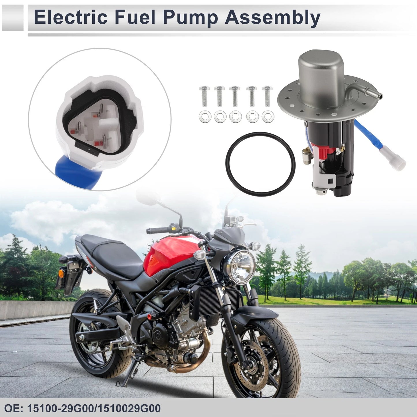 Electric Fuel Pump Assembly for Suzuki GSXR 600 (2004–2005) No.15100-29G00