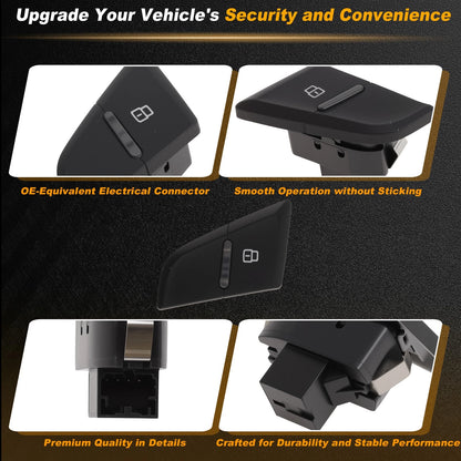 Rear Left Door Lock Switch for Audi Q5 (2009–2017) 8RD962107A