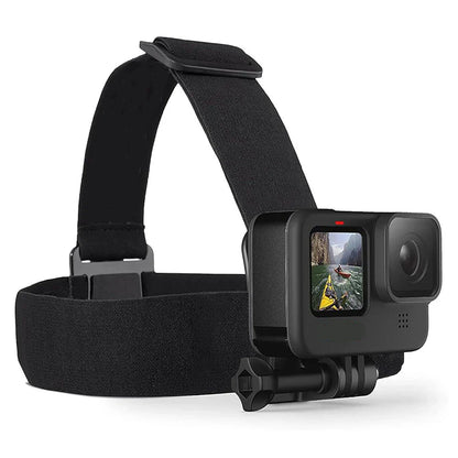 Adjustable Head Mount Band Strap for GoPro Hero 12-6 & DJI OSMO Camera
