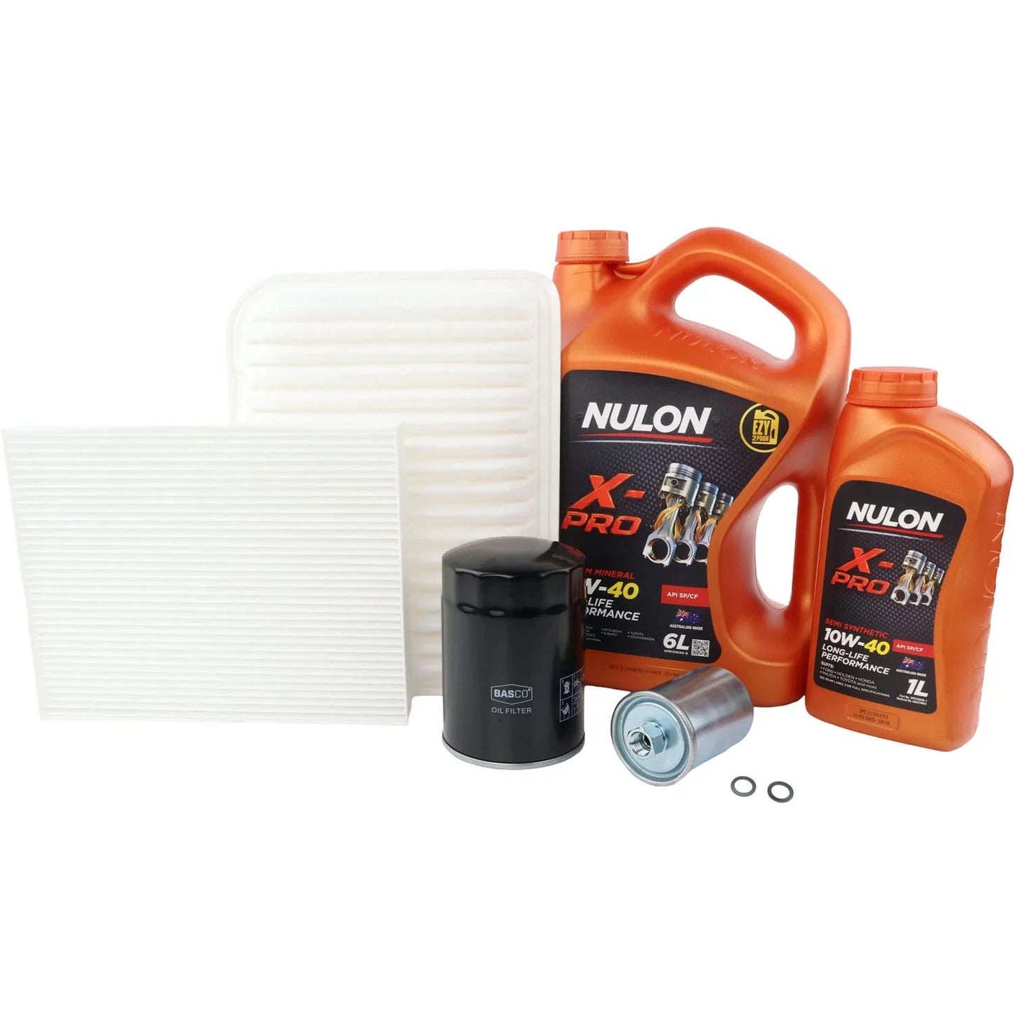 Oil Air Fuel Cabin Filter Kit for Ford Falcon BA (2002–2005)