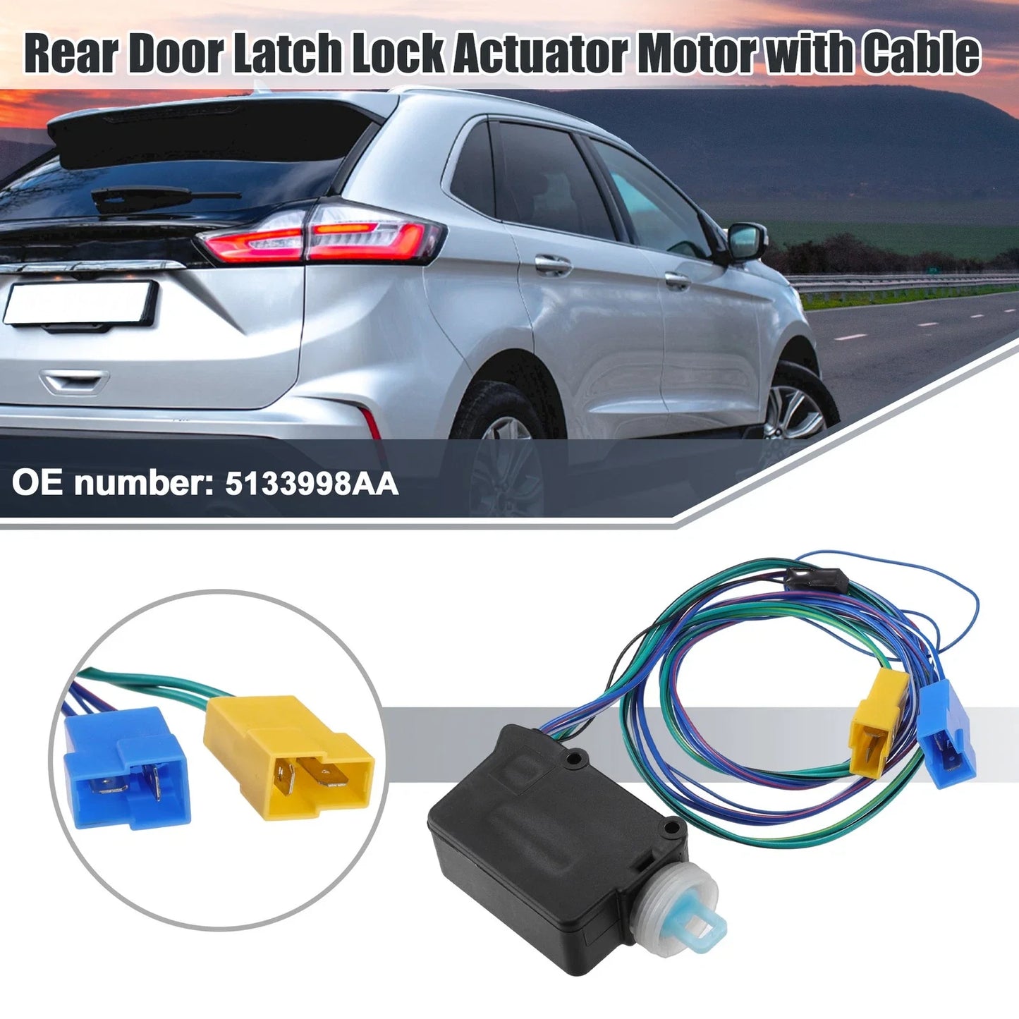 Rear Door Latch Lock Actuator Motor for Dodge Sprinter 2500 (2003-2009)