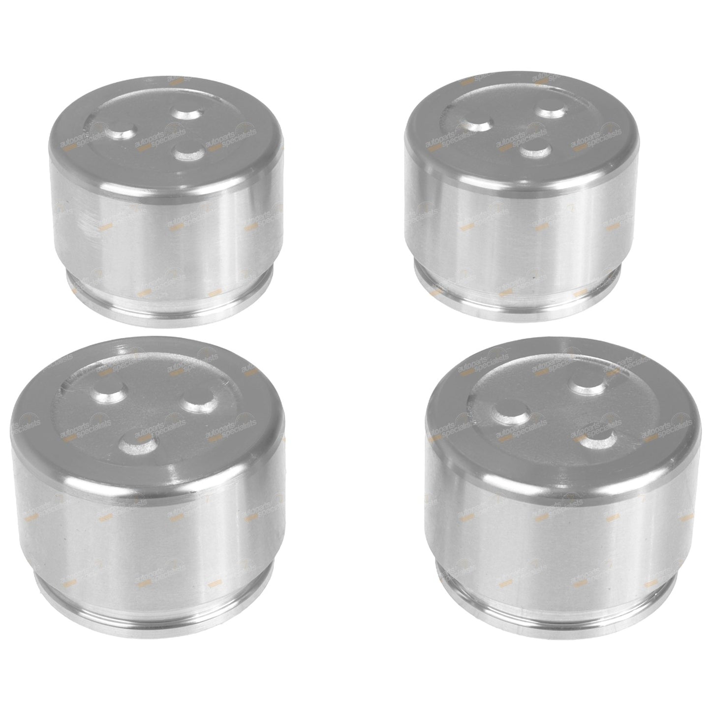 Set of 4 Front Brake Caliper Pistons for Toyota Landcruiser 76 78 79 (1999–2016)