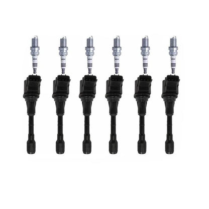 6 x Ignition Coils & 6 x Spark Plugs for Renault Latitude 2.5L/3.5L (2011-2013)