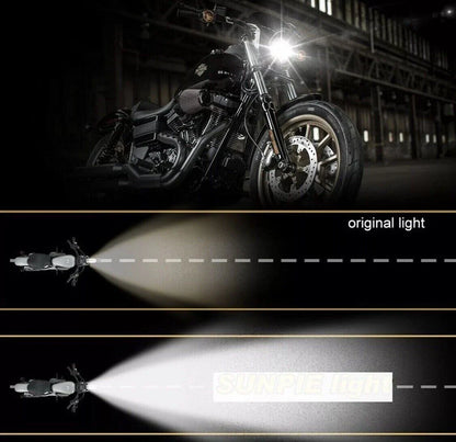5.75" Chrome LED Daymaker Headlight for Harley Softail FLST Fat Boy Heritage