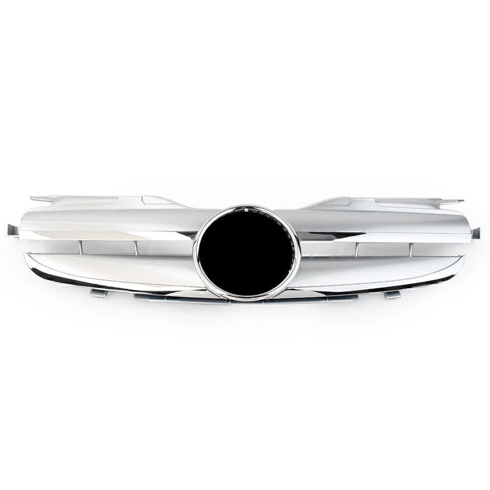 Silver Front Upper Grill for Mercedes Benz R170 SLK Class (1998-2004)