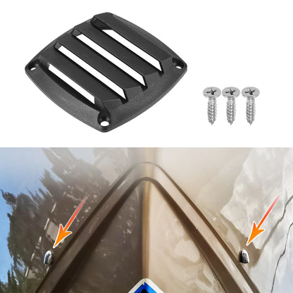 2X Air Exhaust Ventilator Louvered Grille Cover for Boat Marine