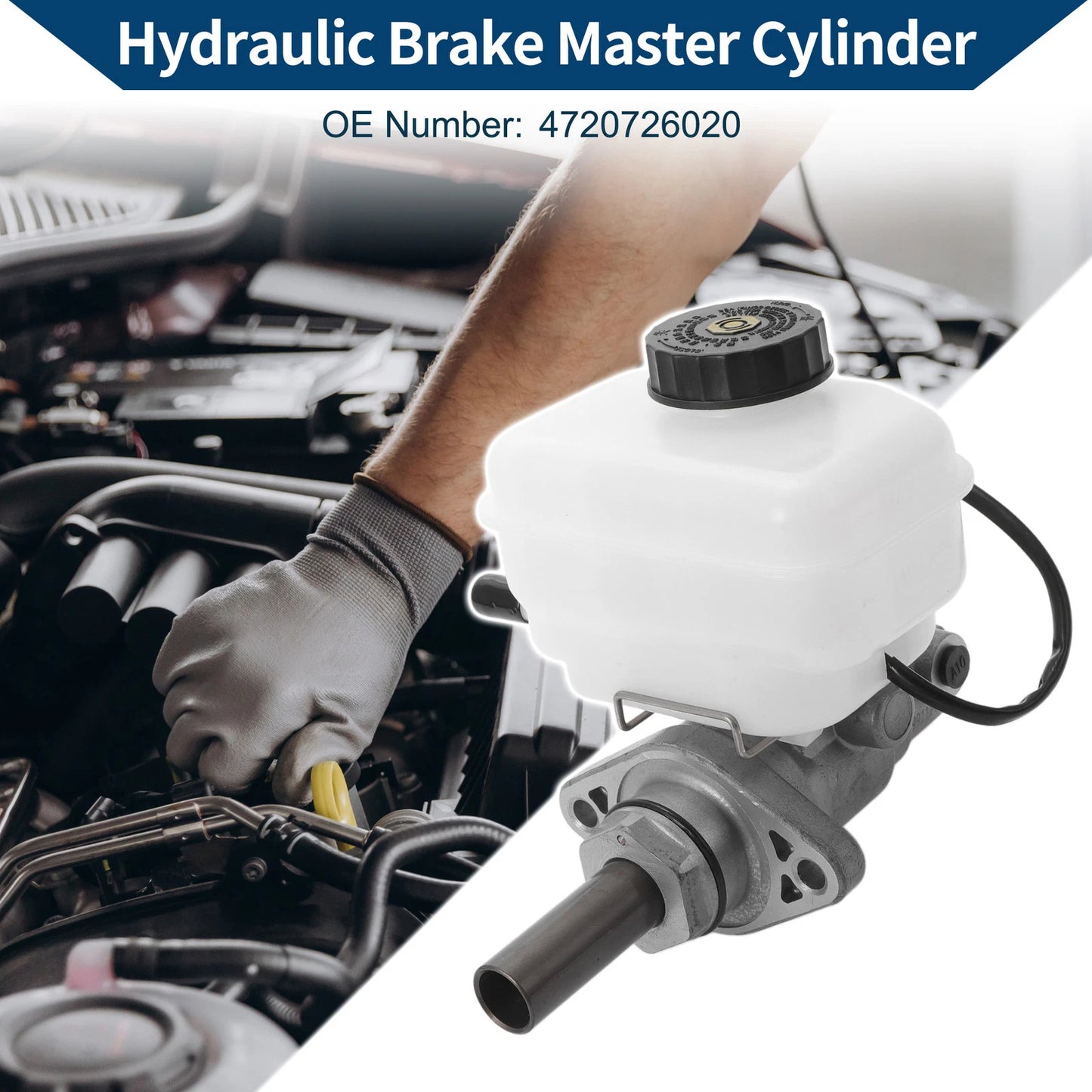Brake Master Cylinder Reservoir No.4720726020 for Toyota Hiace (2006–2022)