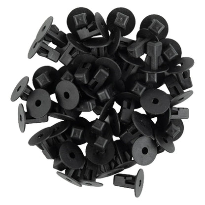 50 Fastener Nylon Nut Fender Liner Screw Grommets for Toyota Retainer