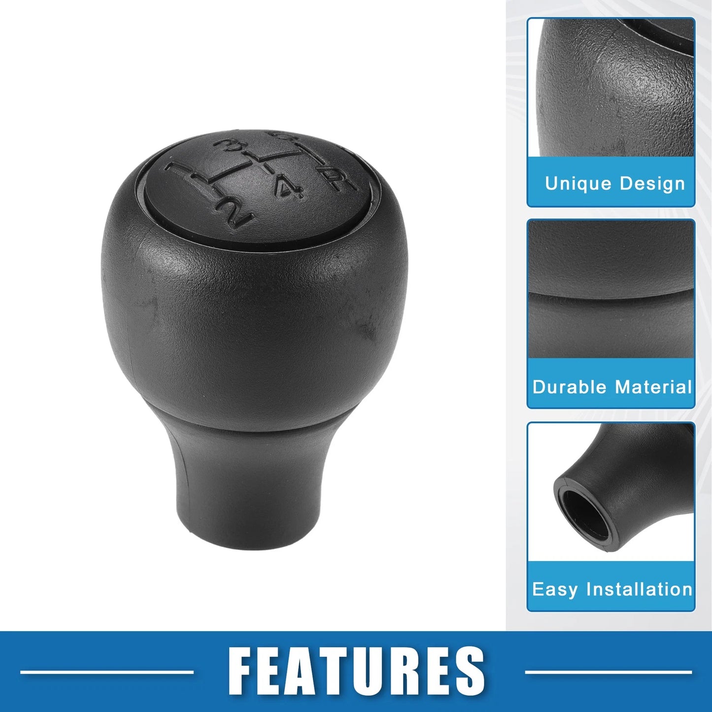 5 Speed Manual Transmission Shift Knob for Ranger (1988–2011) ABS Black