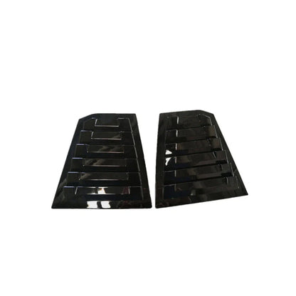 2 x Glossy Black Vent Scoop Louver Trim for Chevrolet Cruze (2016–2019)