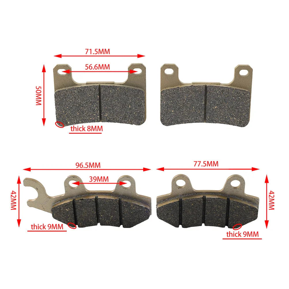 Brake Pads for KAWASAKI Ninja 1000 H2 SX (2018-2020)