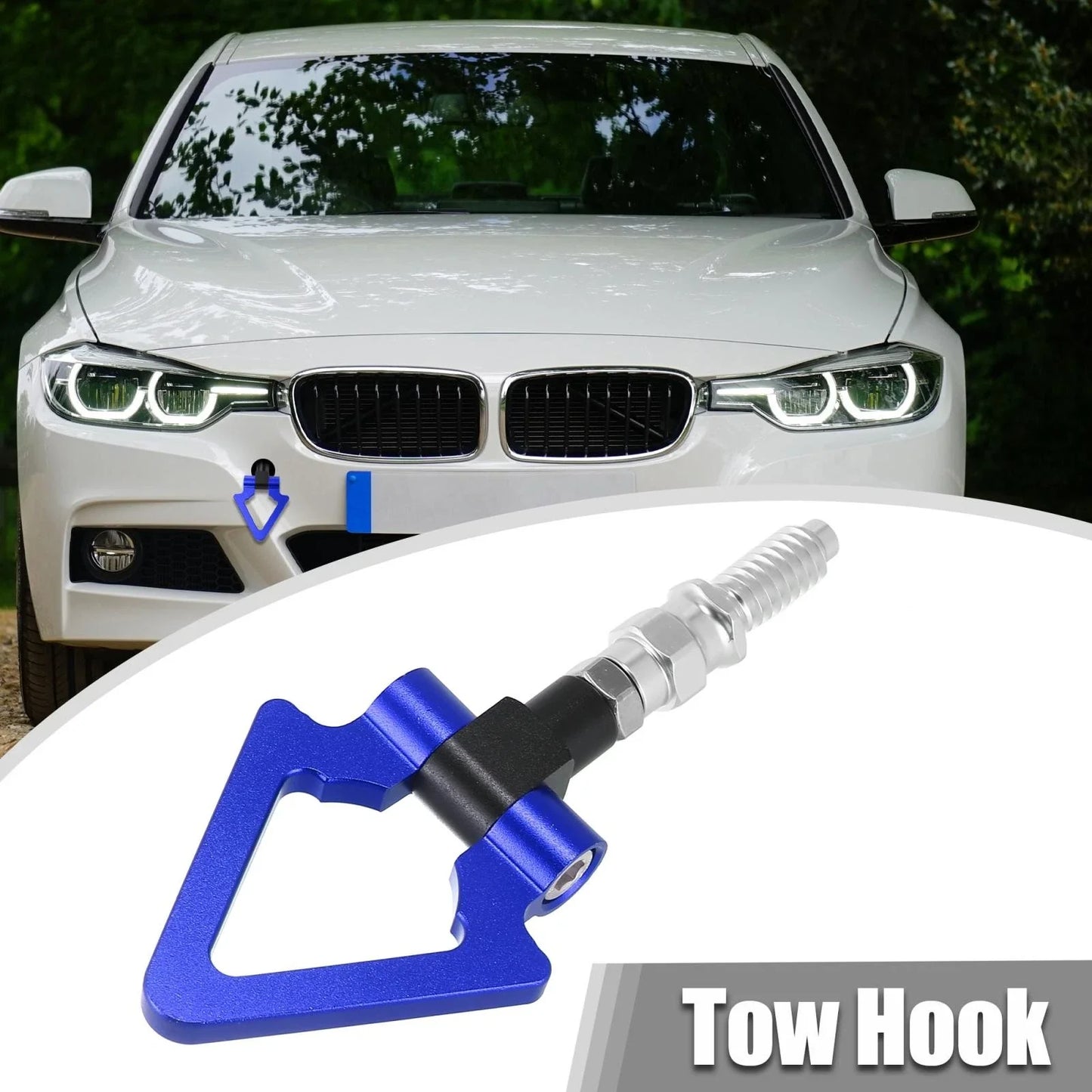 Tow Hook Triangle Ring for BMW 3 Series Z3 Z4 Blue