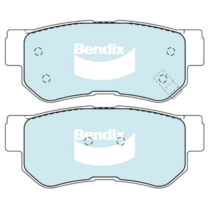 Rear Disc Brake Pads Set for Kia Magentis (2006 - 2009)