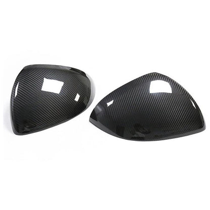 1 Pair Carbon Fiber Side Mirror Covers for Mercedes Benz C S Class (2021-2023)