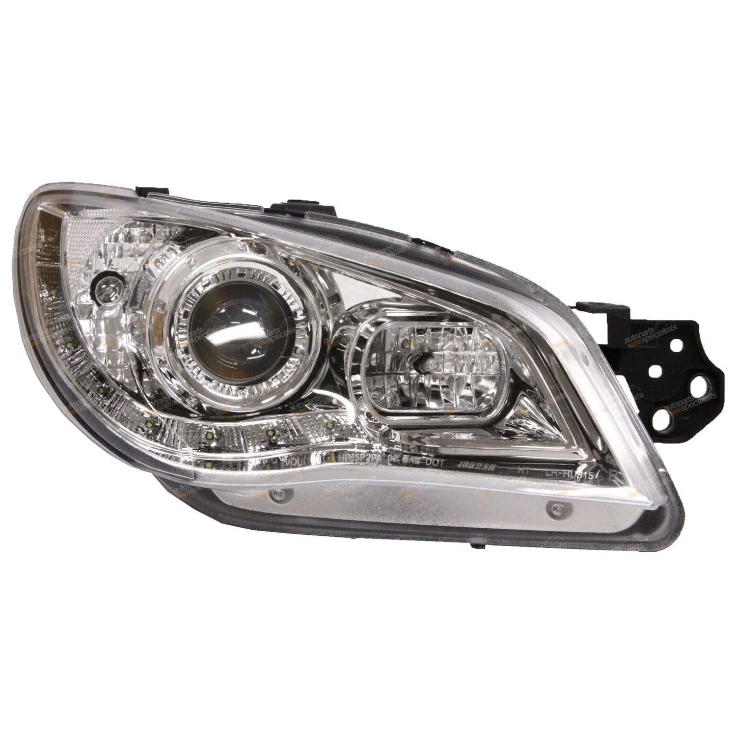 Set of 2 Chrome LED Projector Headlights for Subaru Impreza (2005–2007)
