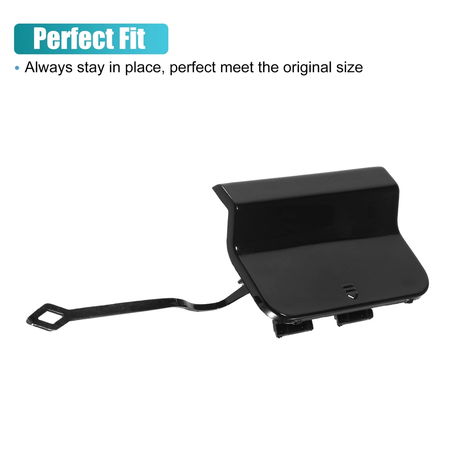 Rear Bumper Tow Hook Cover for Mercedes Benz C-Class (A2048856223) Black