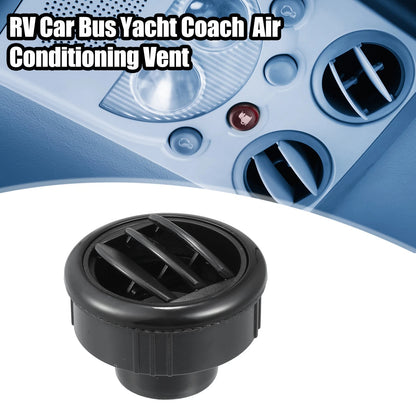 87mm Black AC Air Condition Vent Outlet for RV Bus Boat Yacht Caravan