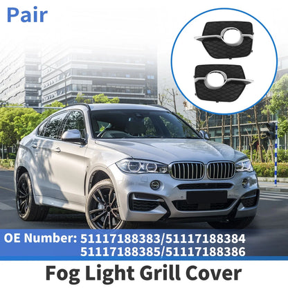 Front Left / Front Right Fog Light Grill for BMW X6