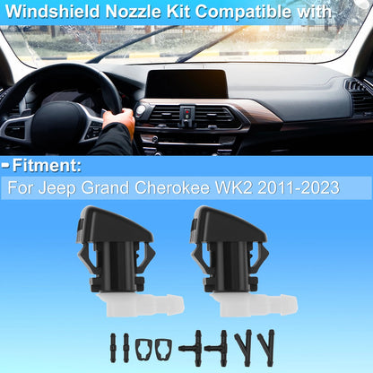 Windshield Washer Nozzle Kit for Jeep Grand Cherokee WK2 (2011–2023) 68260443AA