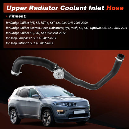 Upper Radiator Coolant Inlet Hose for Jeep Compass (2007–2017) No.5058172AH