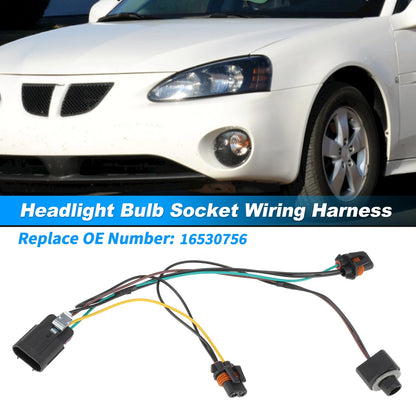 Head Light Bulb Socket Wiring Harness for Pontiac Grand Prix (2004–2008)